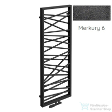Radeco SPIDER 2 1200x530 design radiátor, MERKURY 6 (metál fekete) színben fűtőtest, radiátor