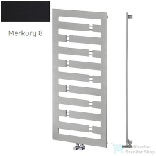 Radeco TENSOR 1 830x550 design radiátor,MERKURY 8 (selyemfényű fekete) színben fűtőtest, radiátor