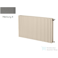 Radeco TORGET H1 600x790 design radiátor,MERKURY 4 (metál szürke) színben fűtőtest, radiátor