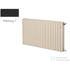 Radeco TORGET H4 600x1398 design radiátor,MERKURY 7 (matt fekete) színben fűtőtest, radiátor