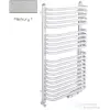 Radeco UGO A2-600/U 680x635 törölközőszárítós radiátor MERKURY 1 (metál ezüst) színben