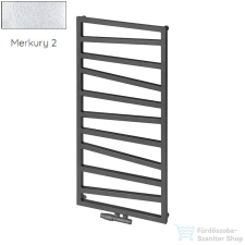 Radeco VIBO 2 1160x550 design radiátor,MERKURY 2 (ezüst) színben fűtőtest, radiátor