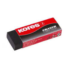  Radír, KORES "KE-20", fekete radír
