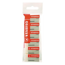 Radír STABILO Conqueror papírtokos 43x20x10mm 6 db/csomag radír