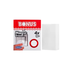  Radírszivacs, 4 db, BONUS radír