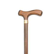  RAFFAELLO fa járóbot - &quot;T&quot; markolattal- férfi gyógyászati segédeszköz