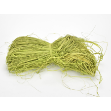  Raffia köteg zöld dekorációs kellék