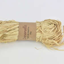  Raffia natúr 30 gramm szalag, masni