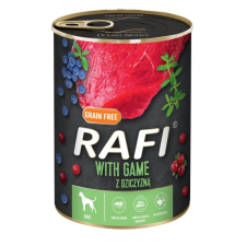 RAFI Paté Vaddal, Kék - és Vörösáfonyával, Gabonamentes, felnőtt kutya 400 g kutyaeledel