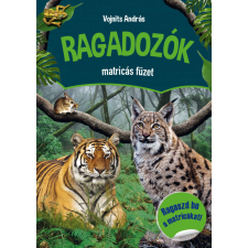 Ragadozók matricás füzet - Ragaszd be a matricákat! gyermek- és ifjúsági könyv
