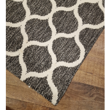 ragolle Boucle bel-,kültéri szőnyeg, síkszövött, puha, fekete, 160x230cm lakástextília