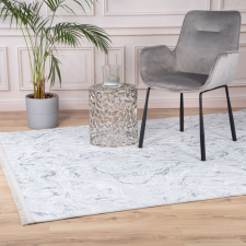 ragolle Peri nyomott mintás mosható szőnyeg, 3D felület, puha, szürke, 120x160cm lakástextília
