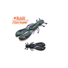 Raid Japan RAID EGU CHUNK 3.5" 8.9cm 068 Black horgászkiegészítő