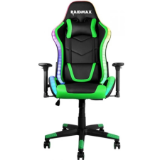 Raidmax Drakon DK925 Gamer szék ARGB fekete-zöld forgószék