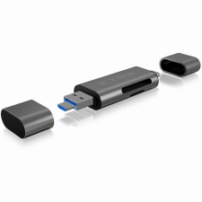 RaidSonic CardReader USB SD/MicroSD (TF) USB 2.0 Card Reader mit Type-C & -A und OTG (IB-CR200-C) kártyaolvasó