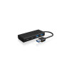 RaidSonic IcyBox IB-HUB1426-U3 USB3.0 Hub Type-A to 2xType-C and 2x Type-A ports Black