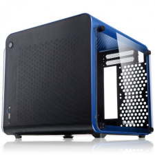 RAIJINTEK METIS EVO TGS táp nélküli ablakos mini-ITX ház kék (0R20B00163) (0R20B00163) számítógép ház