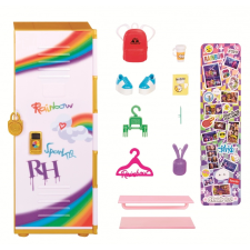  Rainbow High stílus szekrény baba