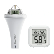 RainPoint Vezeték nélküli medencehőmérő IP68 LCD vevővel HCS565ARF+HCS015T2H medence kiegészítő