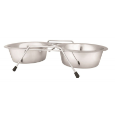  Raintech fém tál állvánnyal 2x0,7l /16,5cm/ kutyatál