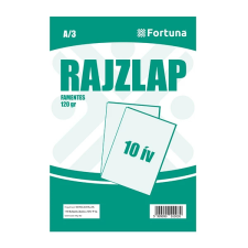 Rajzlap famentes FORTUNA A/3 120 gr 10 ív/csomag rajzlap