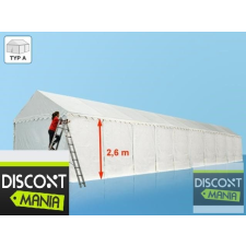 Raktársátor 4x18m professional 2,6m oldalmagassággal, 550g/m2 sátor
