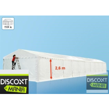  Raktársátor 6x18m professional 2,6m oldalmagassággal, 550g/m2 sátor