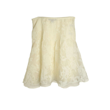 Ralph Lauren Női Selyem Szoknya - Virágos - Fehér szoknya