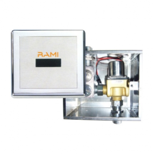 Rami -8010 infravezérlésű vizeldeöblítő falba süllyesztett 130x130mm előlappal fürdőszoba kiegészítő