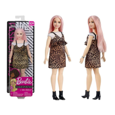 ramiz Barbie Fashionistas leopárdmintás ruhában barbie baba
