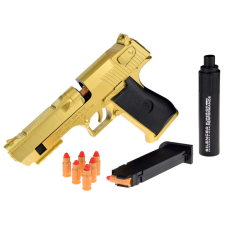 ramiz Desert Eagle hangtompítós pisztoly habtöltényekkel arany színben katonásdi