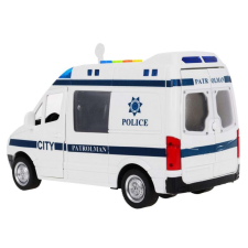 Ramiz.hu Rendőrségi busz hangjelzésekkel 1:16 méretarányban autópálya és játékautó