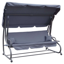 ramiz Kerti hintaágy 214*168*114-szürke színben, masszív kivitelben hintaágy