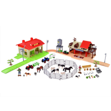 ramiz Mega farm készlet 3 traktorral, állatokkal, gabonasilóval játékfigura