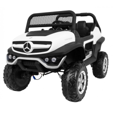 ramiz Mercedes Benz Elektromos autó - Fekete/Fehér (PA.UNIMOG.BIA) elektromos járgány
