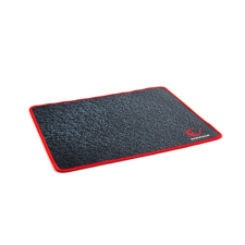 RAMPAGE Egérpad - MP-12 (340x260x2.5mm; fekete, vörös szegés) asztali számítógép kellék