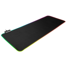 RAMPAGE Egérpad - MP-22 (300*800*3mm; fekete, RGB LED) egérpad