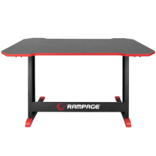 RAMPAGE MR-01 Arena Karbon gaming asztal fekete-piros (36106) (rampage36106) íróasztal