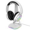 RAMPAGE Rampage Tower T14 RGB Headset Stand White