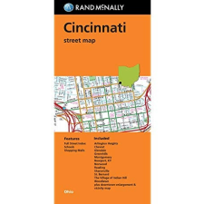Rand M Greater Cincinnati térkép Rand M térkép