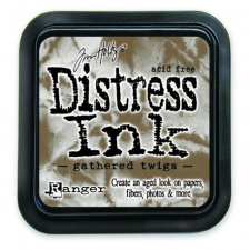 Ranger Bélyegzőpárna , Distress Ink / Tim Holtz - gathered twigs (1 db) bélyegző