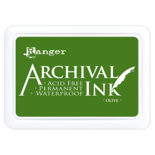 Ranger Bélyegzőpárna , Ranger Archival Ink / Olive - (1 db) bélyegző