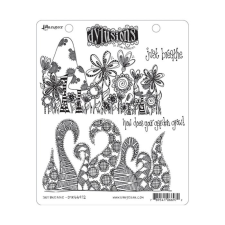 Ranger Gumibélyegző , Breathe / Dylusions cling stamp (1 db) bélyegző
