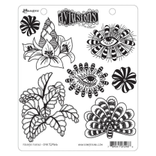 Ranger Gumibélyegző , Foliage Fillers / Dylusions cling stamp (1 db) bélyegző