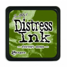 Ranger Mini Bélyegzőpárna Distress Mini Ink Tim Holtz forest moss (1 db) bélyegző