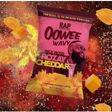  Rap Snack Rick Ross Rozay Cheddar sajtos ízű hullámos chips 71g előétel és snack