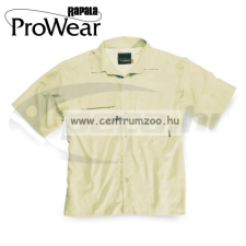Rapala Pro Wear Light Travel Shirt Sand M (22205-2) horgászkiegészítő