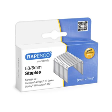 RAPESCO 53/8 Tűzőkapocs 2000 db (0752) gemkapocs, tűzőkapocs