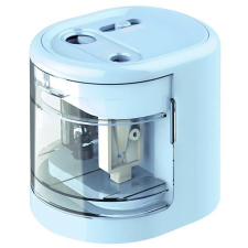 RAPESCO "PS12-USB" hegyező, kétlyukú, asztali, világoskék (IR1447) (IR1447) hegyező