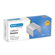 RAPESCO Tűzőkapocs, 13/8, horganyzott, RAPESCO gemkapocs, tűzőkapocs